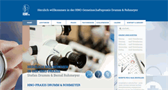 Desktop Screenshot of hno-lueneburg.de